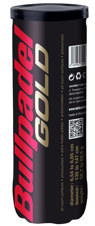 Bullpadel Gold padelbollar Bullpadel Gold padelbollar