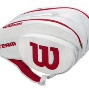 WILSON Padel Bag White/red