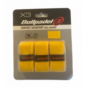 Bullpadel Comfort/Absorvent Padel Overgrip Gul - 3-pack
