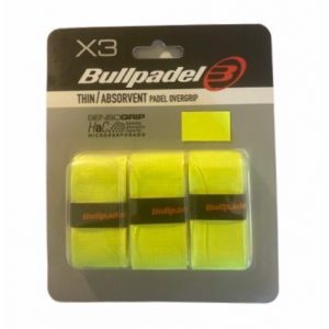 Bullpadel Thin/Absorvent Padel Overgrip Neon 3-Pack
