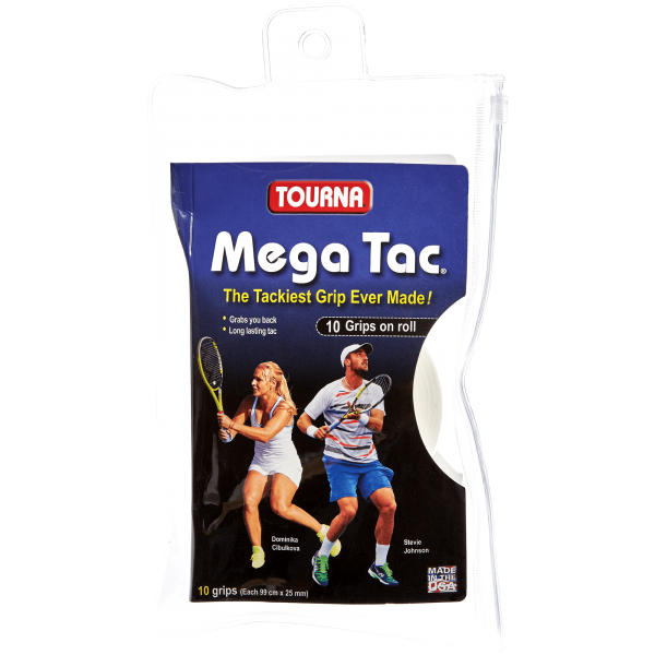 Tourna Mega Tac 10-pack White