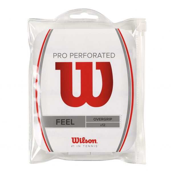 Wilson Pro Overgrip Perforated 12-pack White