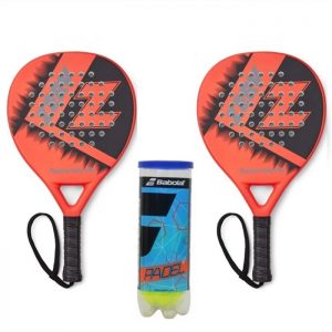 ZERV Padel (ZERV Phantom Padel Elite Black/Orange + Babolat padel +)